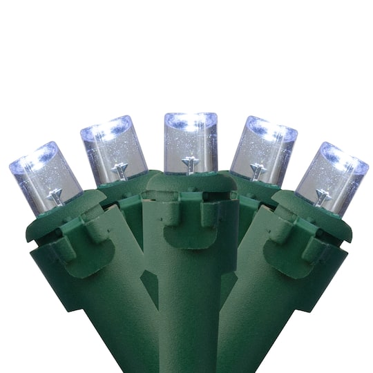 300ct. Pure White Wide Angle LED Christmas String Lights By Northlight | 74.75" | Michaels®